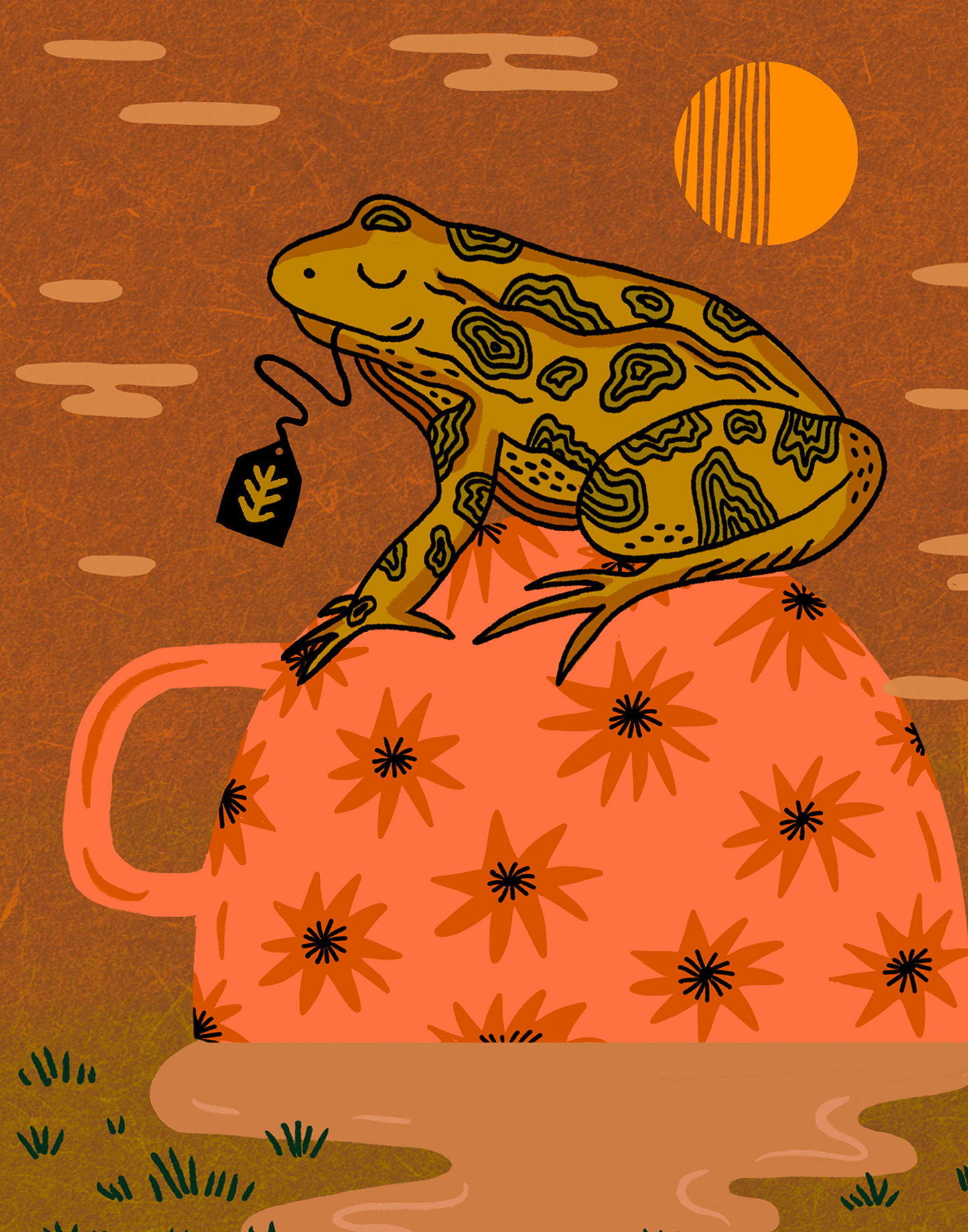 Spotted Frog & A Spot of Tea
