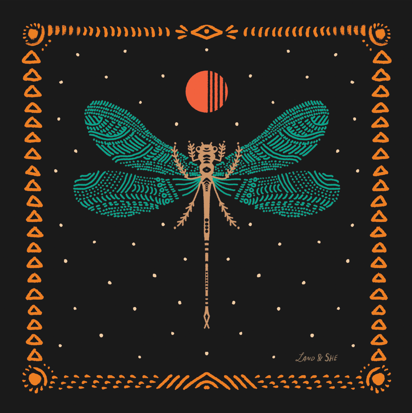 Moonlit Dragonfly