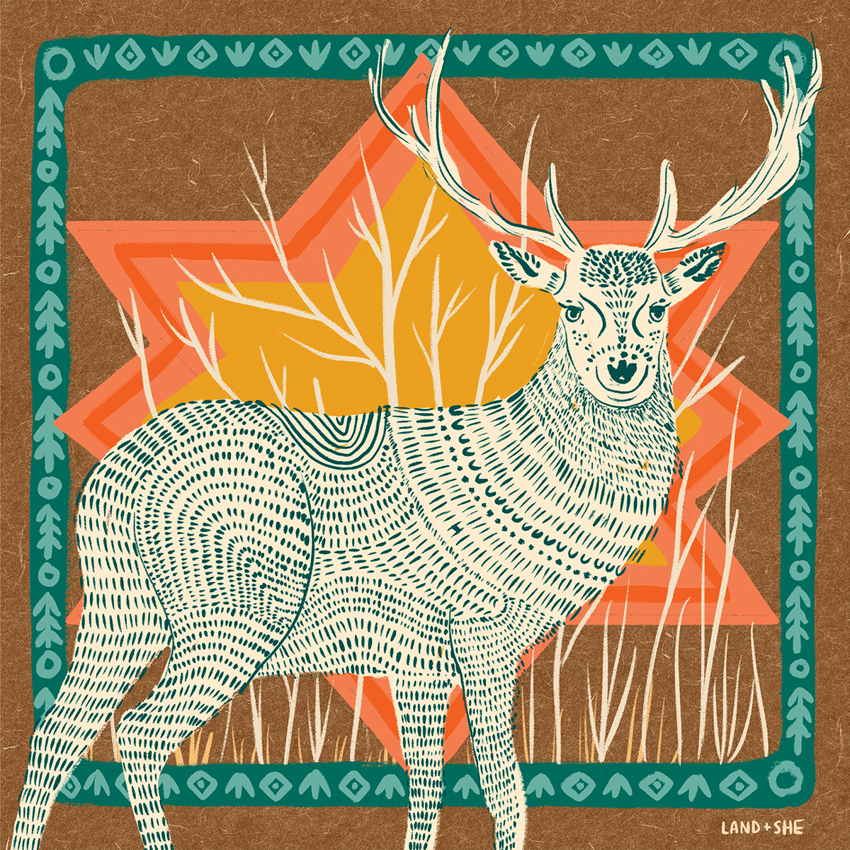 Folksy Deer