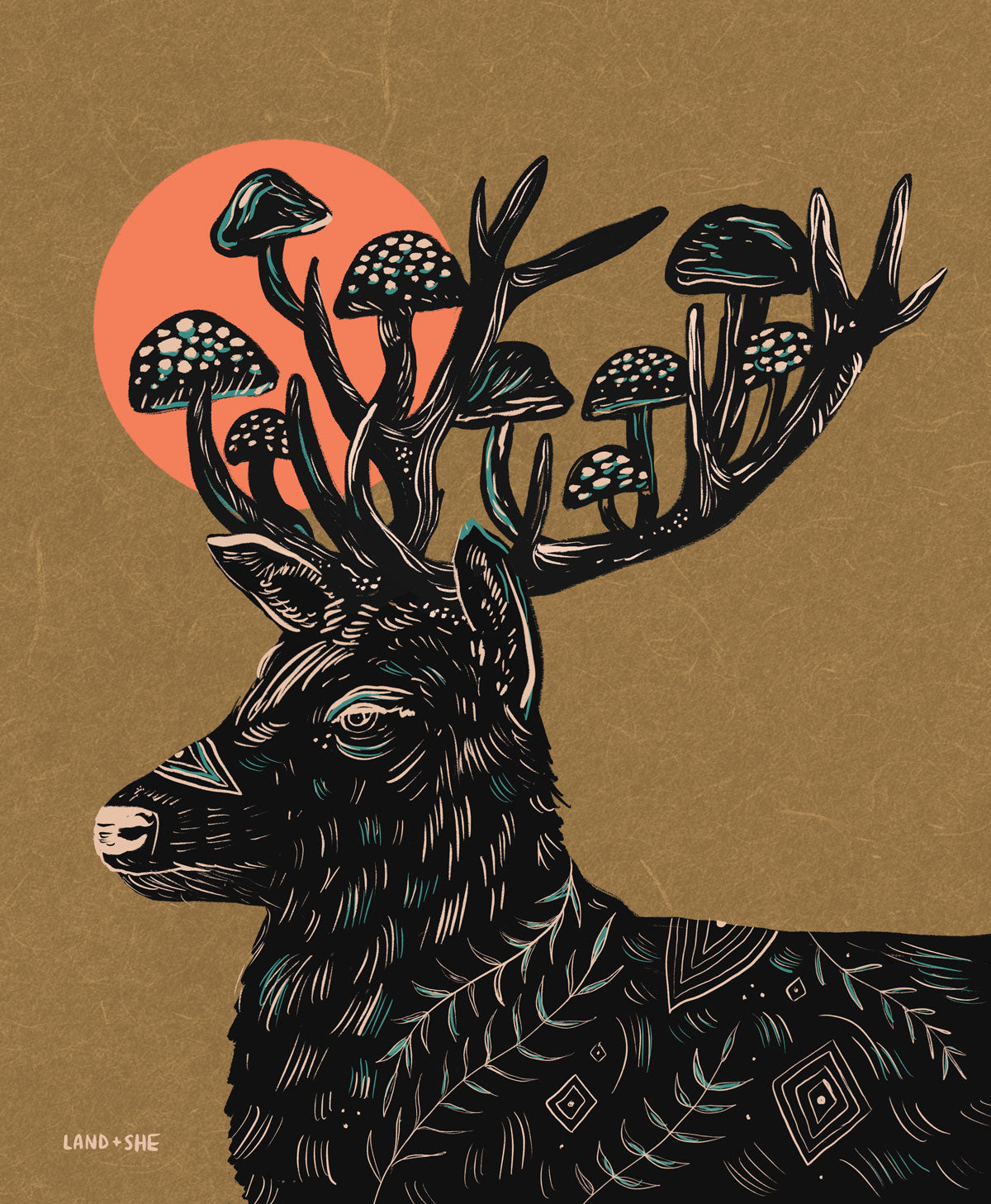 Mushroom Deer