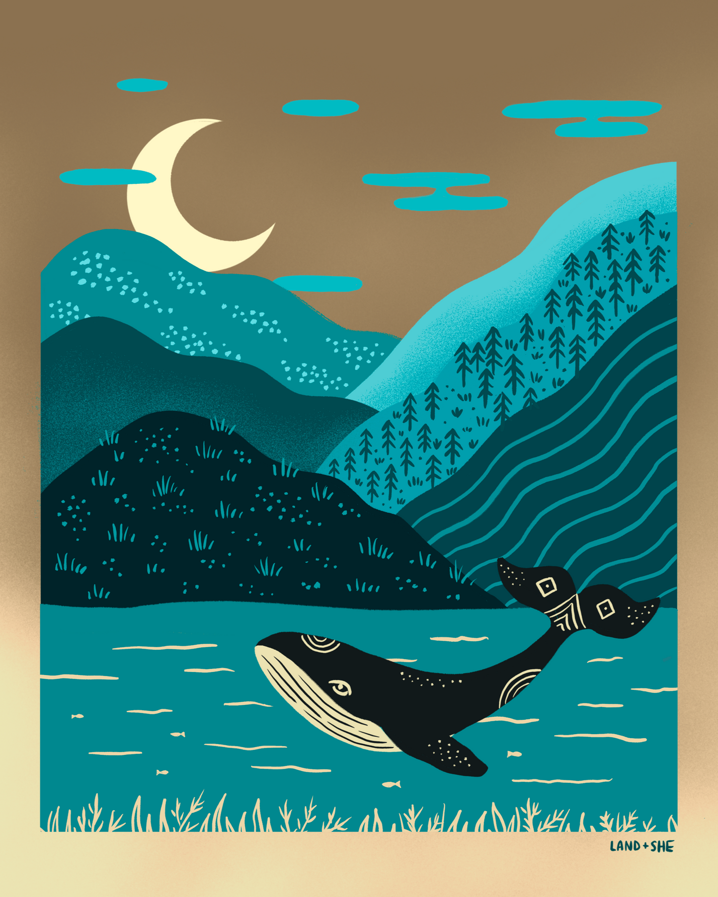Overcast (Humpback Whale)