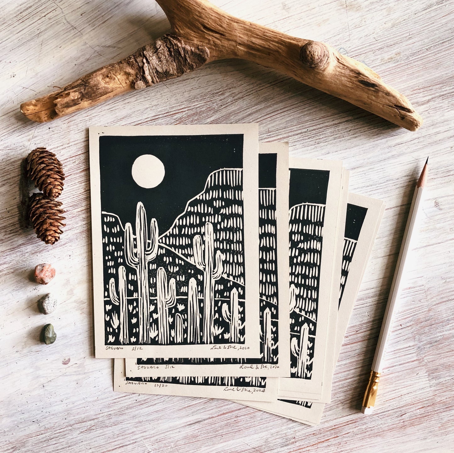 Saguaro Mini Print