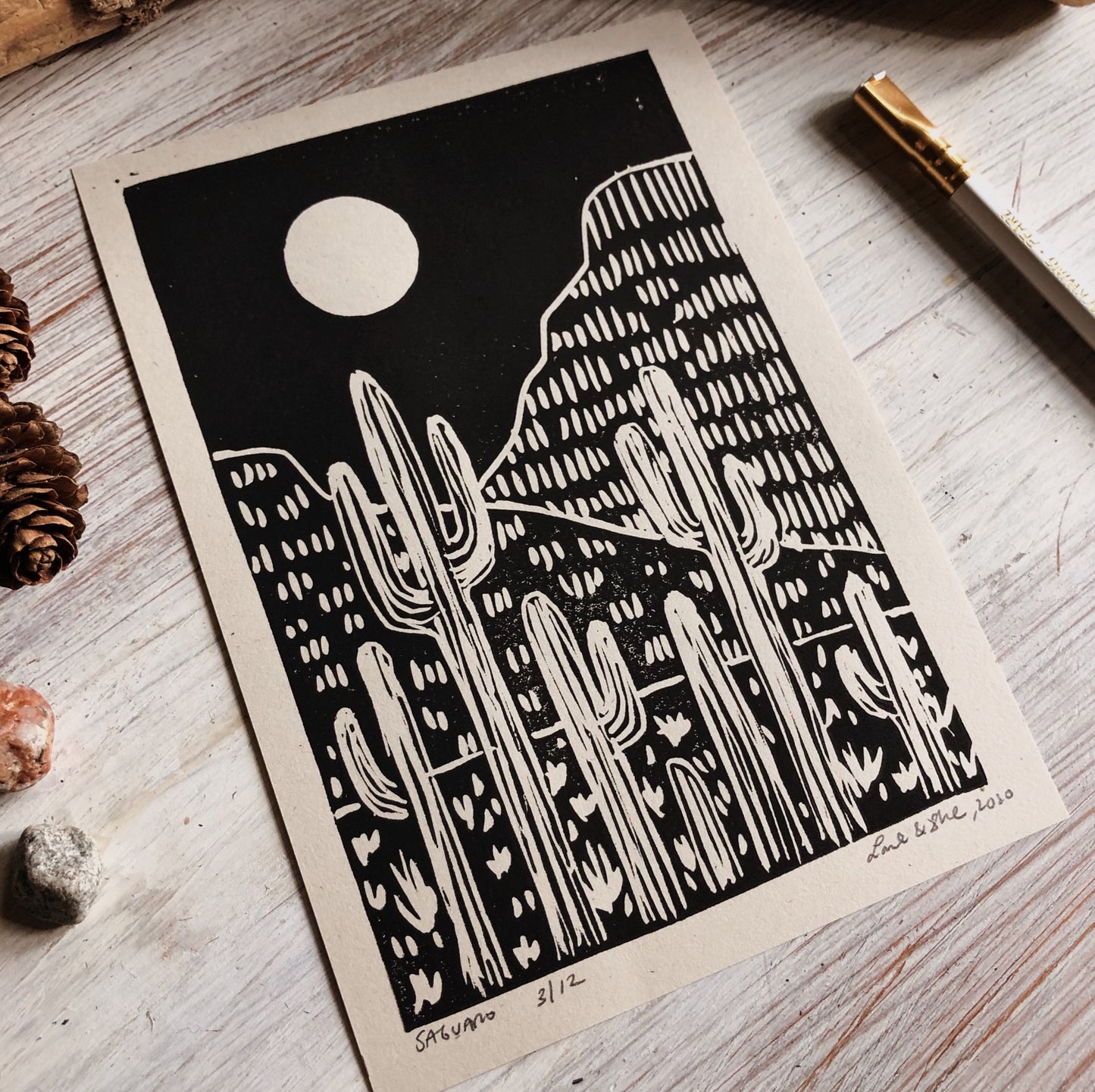 Saguaro Mini Print