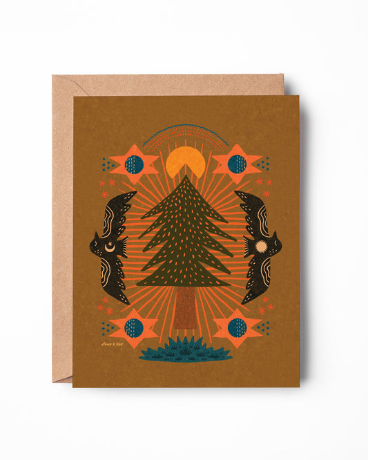 Ode to the Evergreen Greeting Card