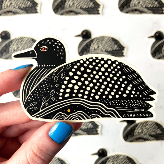 Loon Sticker