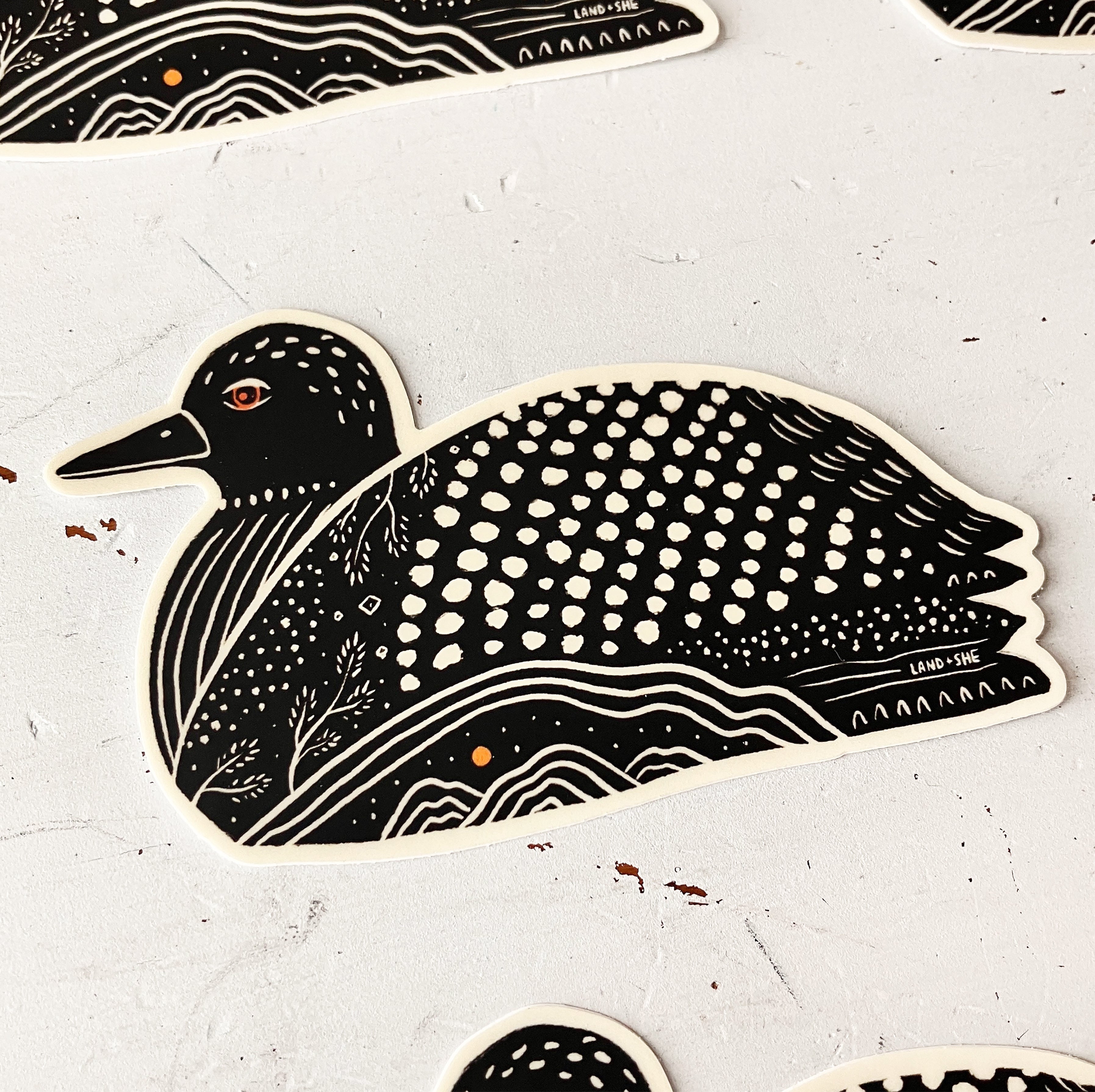 Loon Sticker – Land & She
