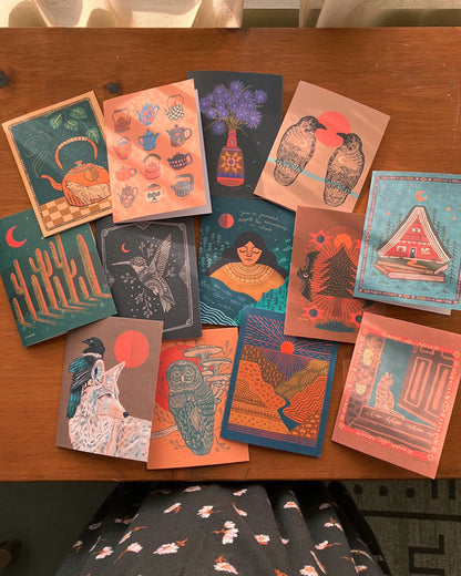 Howling Kettle Greeting Card