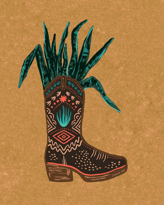 Snake (Plant) In My Boot