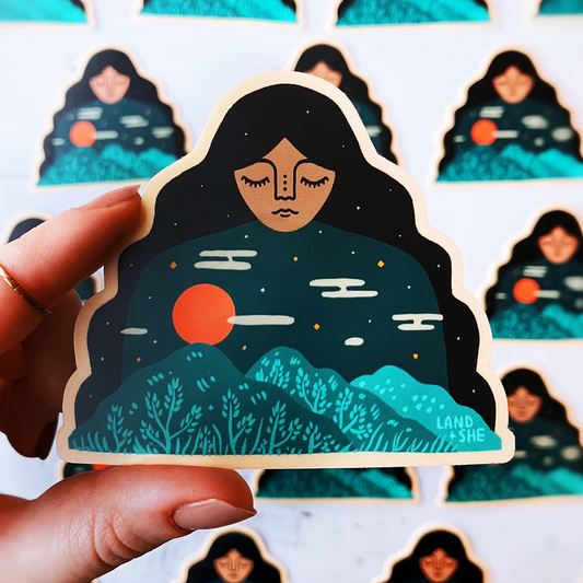 Lady of the Valley Sticker